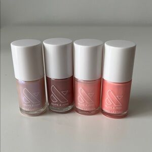 4 x .46oz OLIVE & JUNE Nail Polish Set - Pink and Cream Collection
